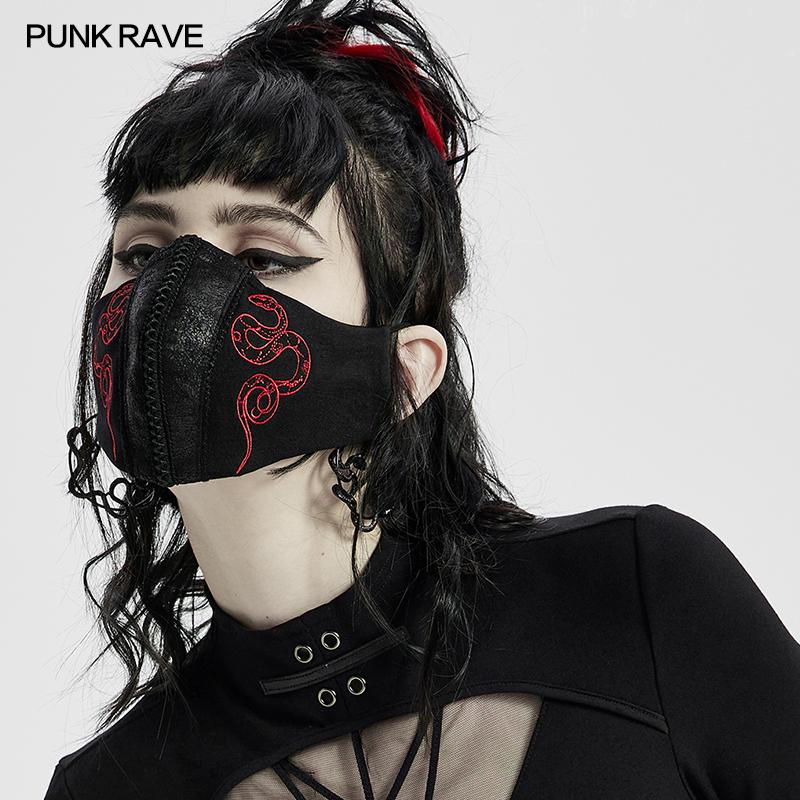 Punk Rave Ophidian Face Covering - Kate's Clothing