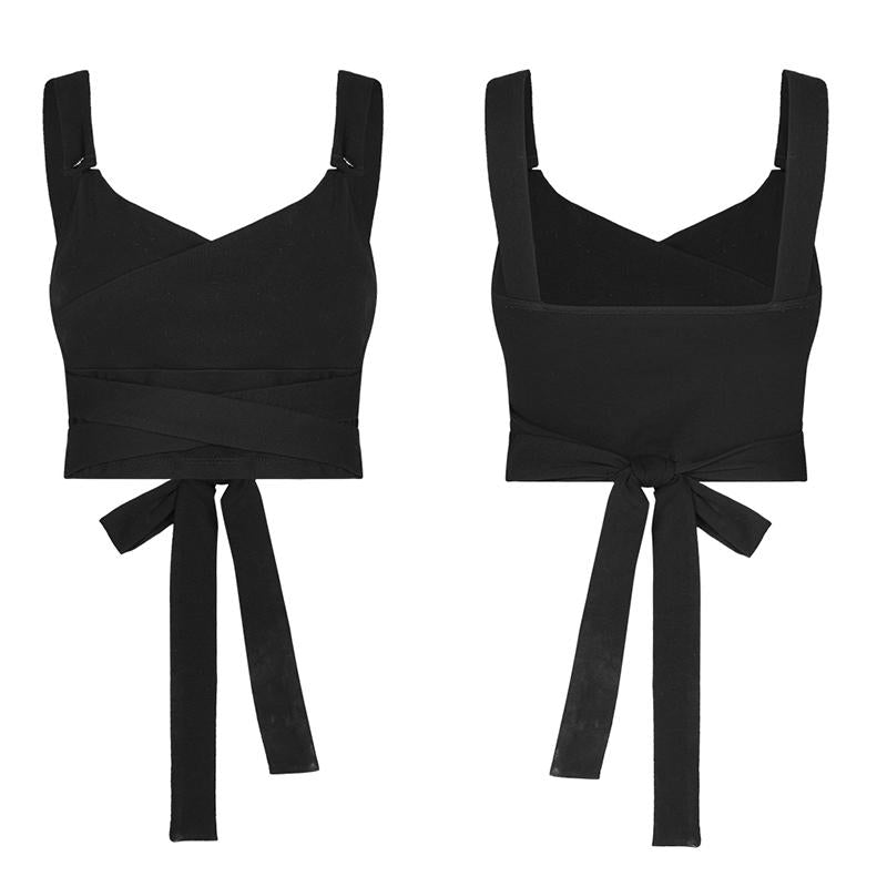 Punk Rave Sian Cropped Top - Kate's Clothing