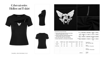 Punk Rave Sphynx T-Shirt - Kate's Clothing