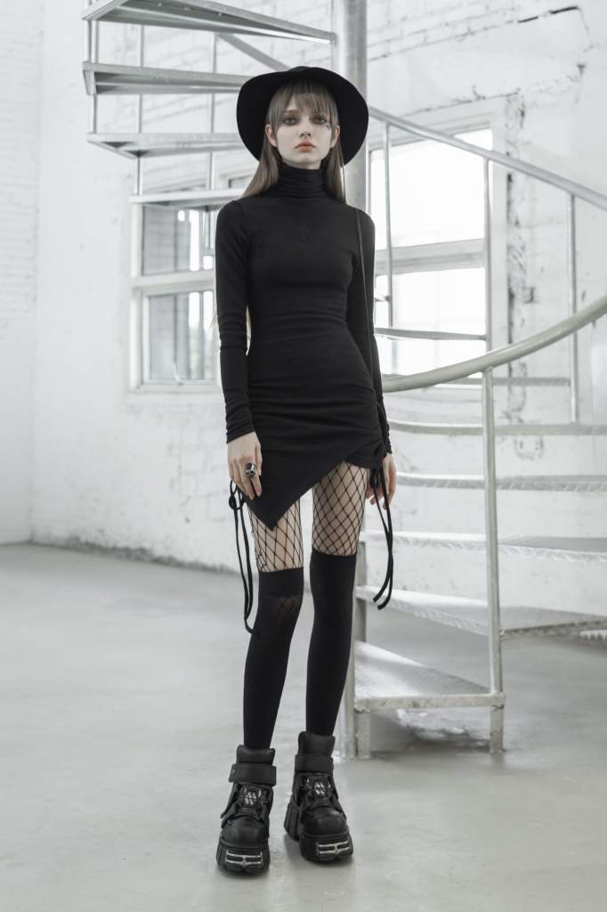 Punk Rave Starling Asymmetrical Dress - Kate's Clothing