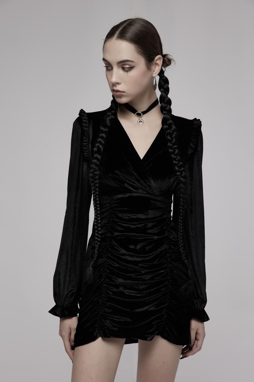 Punk Rave Vianna Velvet Dress - Kate's Clothing