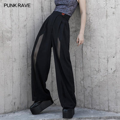 Punk Rave Zadie Wide Leg Trousers - Kate's Clothing