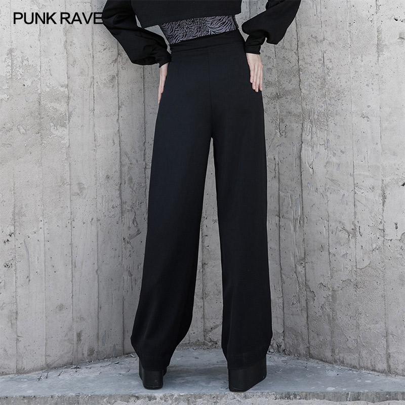 Punk Rave Zadie Wide Leg Trousers - Kate's Clothing