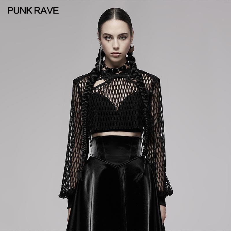 Punk Rave Zola Cropped Hoodie - Kate's Clothing