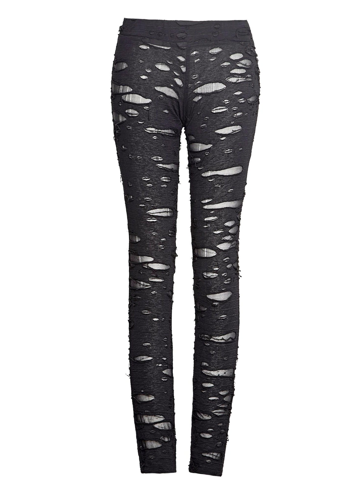 Punk Rave Black Gothalyptic Lara Leggings - Kate's Clothing