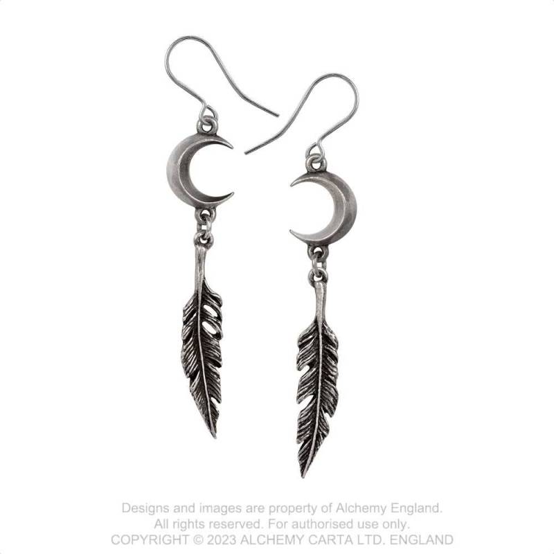 Alchemy Pagan Dream Catcher Earrings - Kate's Clothing