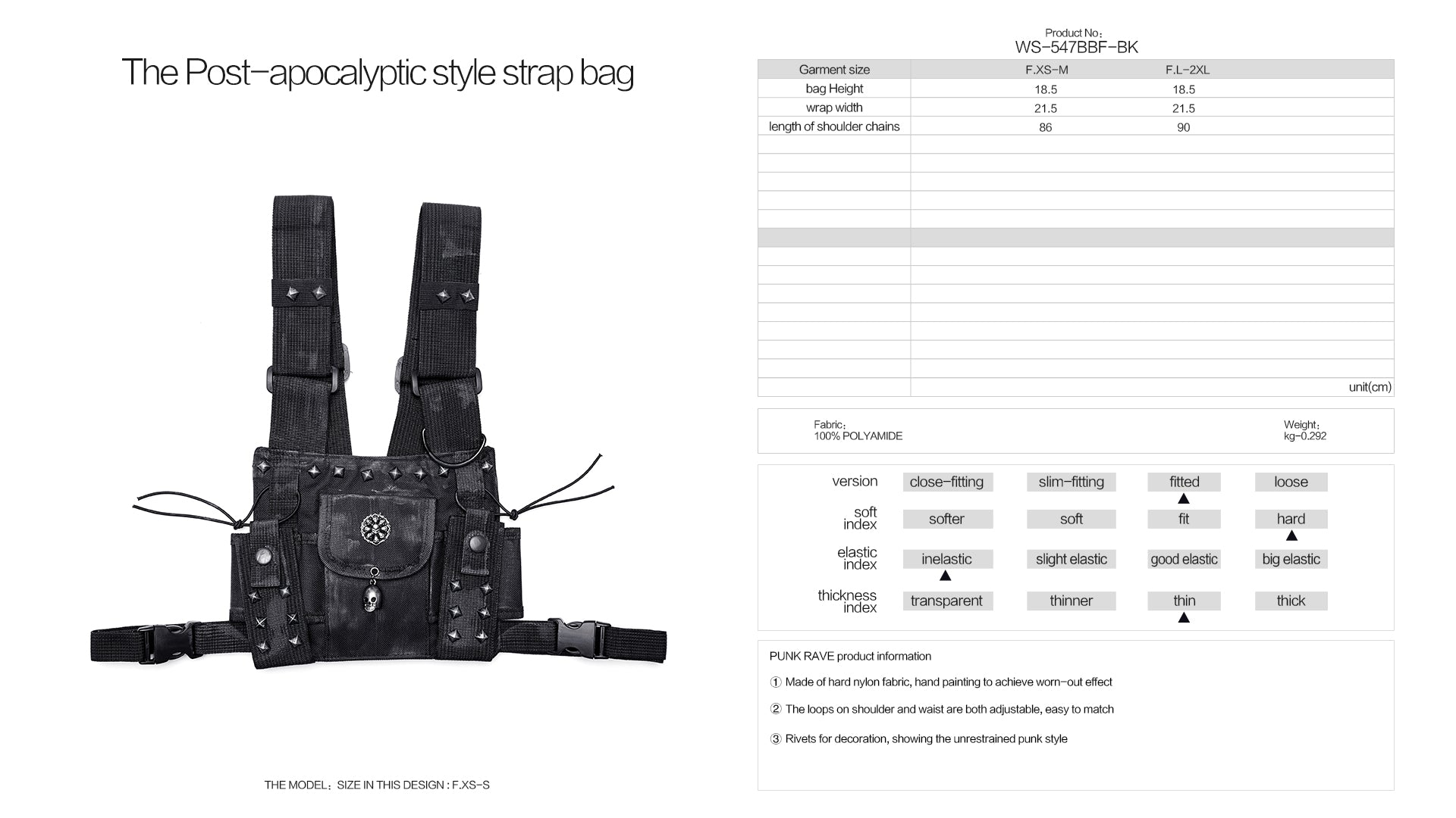 Punk Rave Pandora Pocket Belt - Kate's Clothing