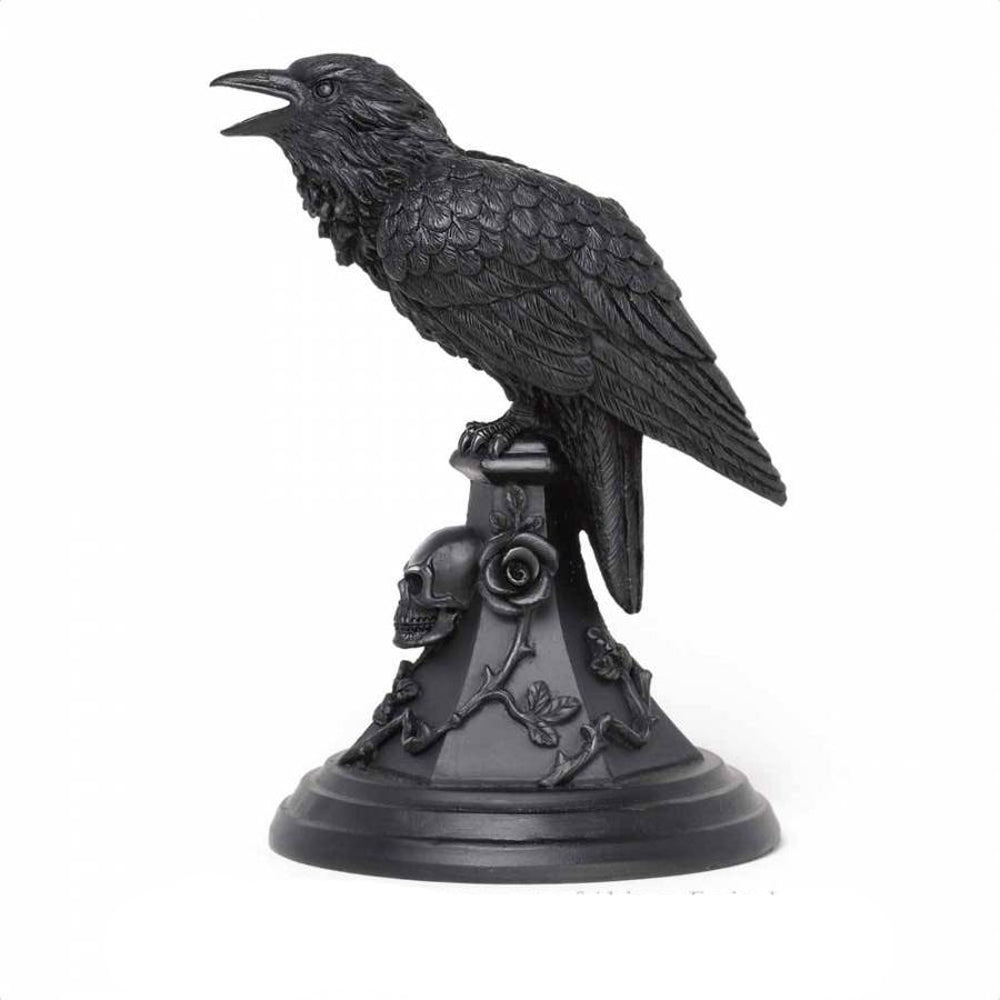 Alchemy Gothic Poe's Raven Candlestick - Kate's Clothing