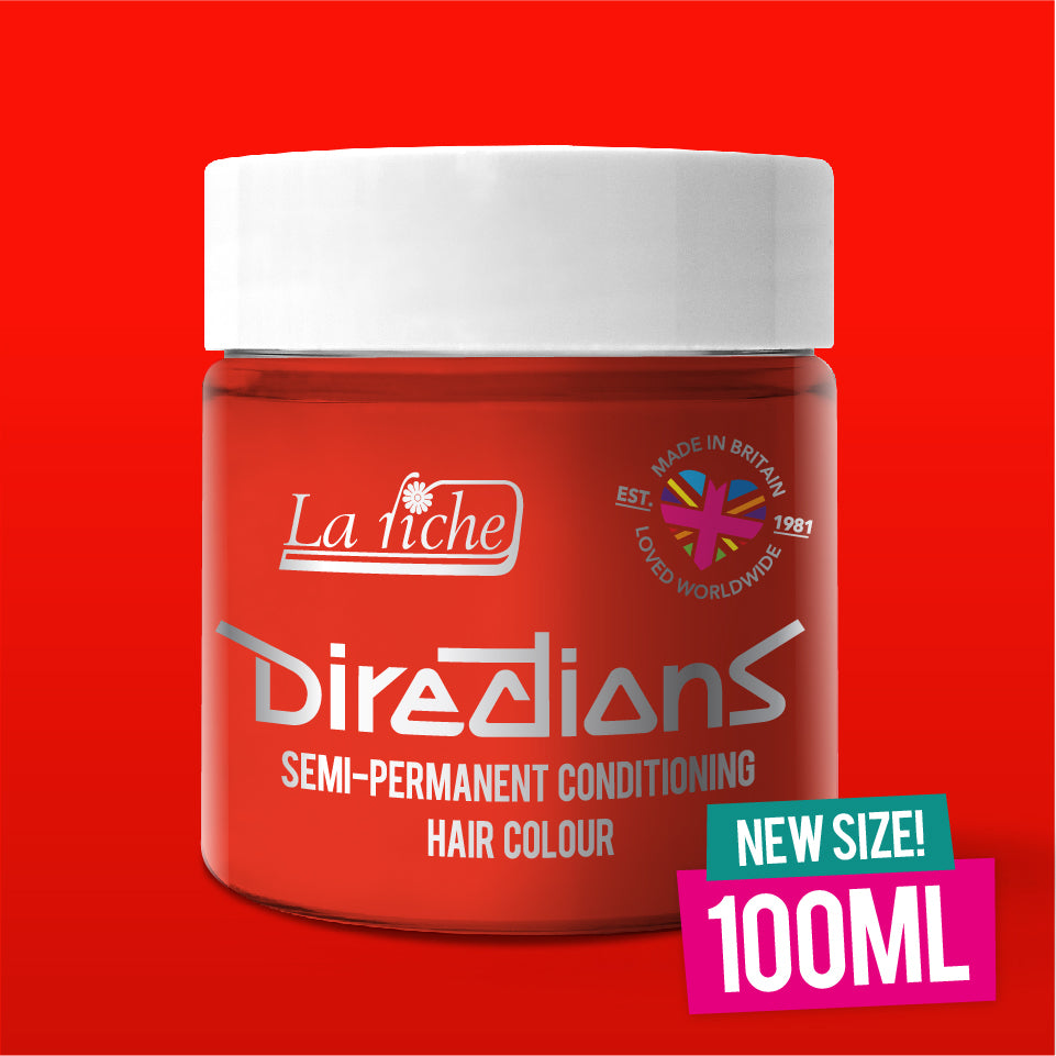 La Riche Directions Semi Permanent Hair Dye - Neon Red - Kate's Clothing