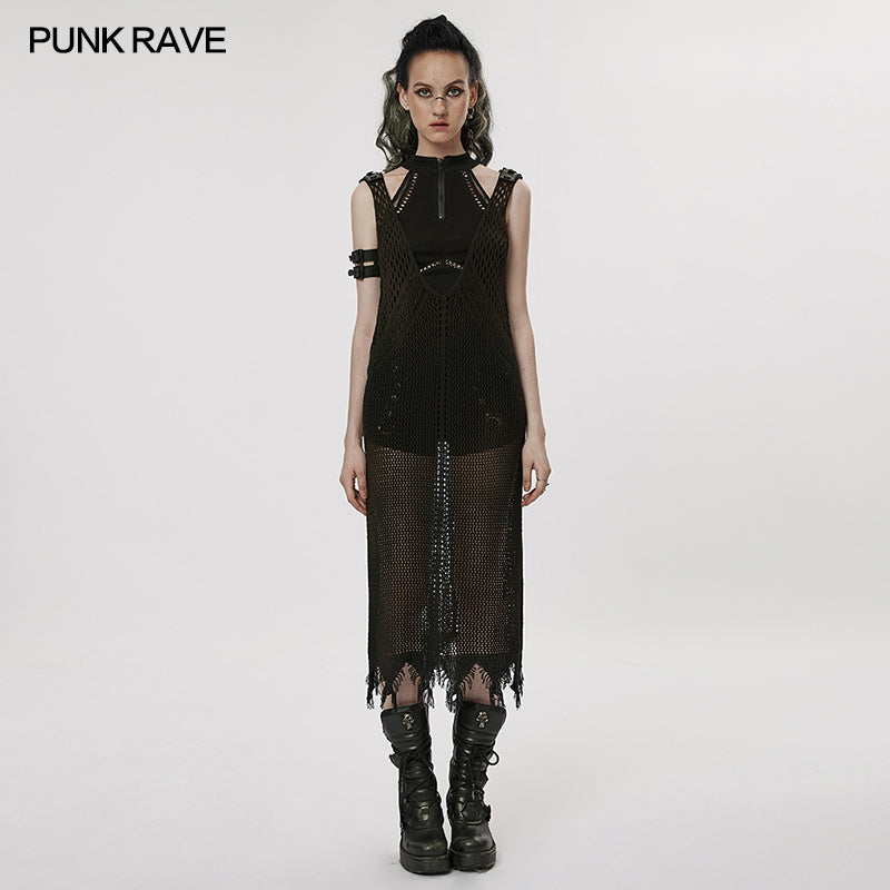 Punk Rave Priya Knitted Dress - Kate's Clothing
