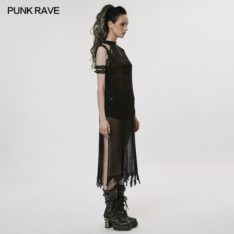 Punk Rave Priya Knitted Dress - Kate's Clothing