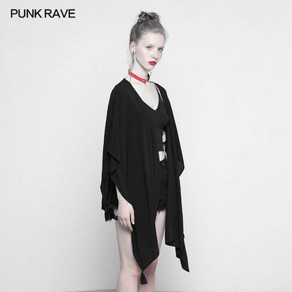 Punk Rave Callisto Moon Phase Shawl - Kate's Clothing