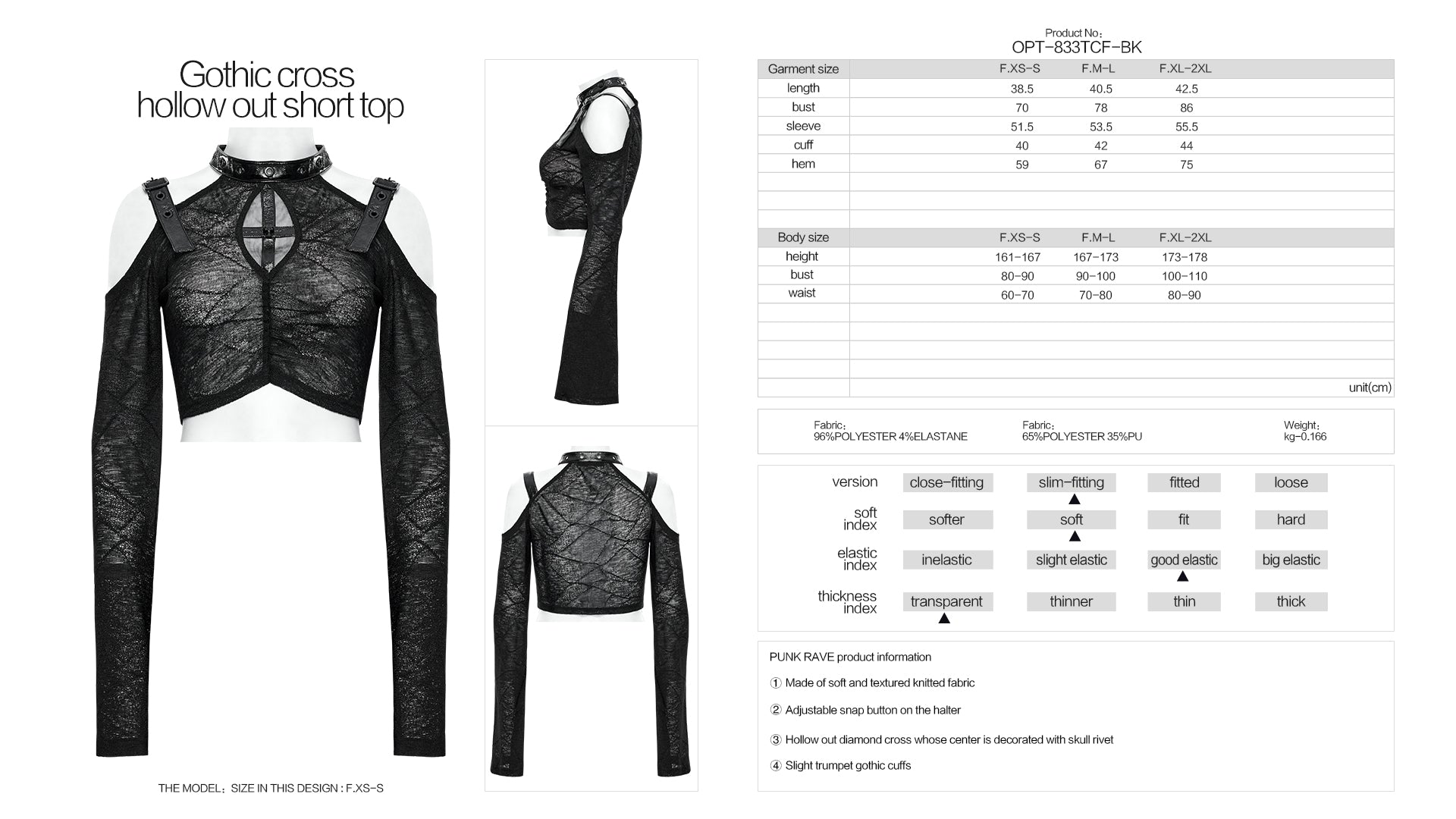 Punk Rave Jaya Top - Kate's Clothing