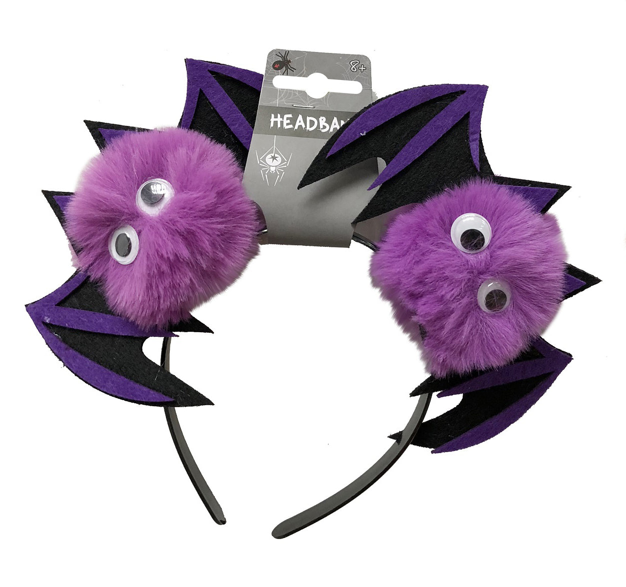 Gothic Attitude Novelty Purple Bat Headband - Kate's Clothing