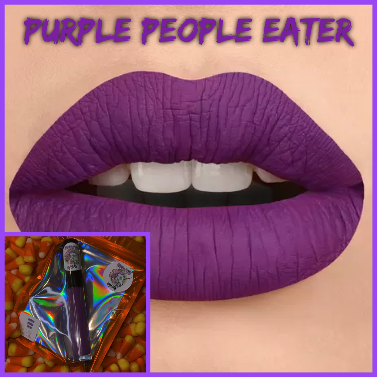 Radioactive Unicorn Purple People Eater Lipstick - Kate's Clothing