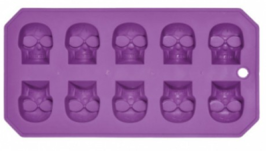 Gothic Gifts Purple Skull Ice Cube Tray - Kate's Clothing