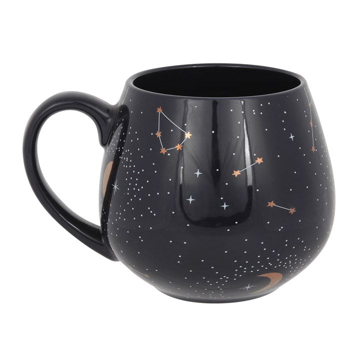 Gothic Gifts Purple Constellation Rounded Mug - Kate's Clothing