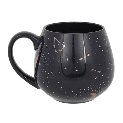 Gothic Gifts Purple Constellation Rounded Mug - Kate's Clothing