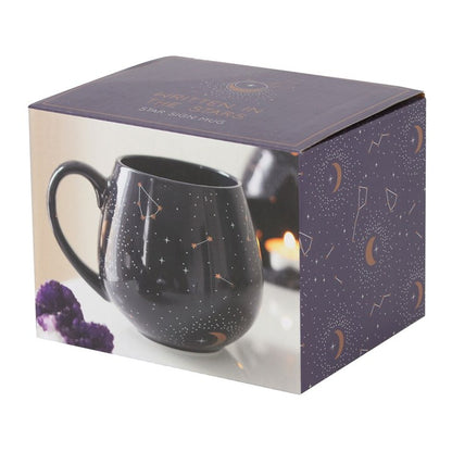 Gothic Gifts Purple Constellation Rounded Mug - Kate's Clothing
