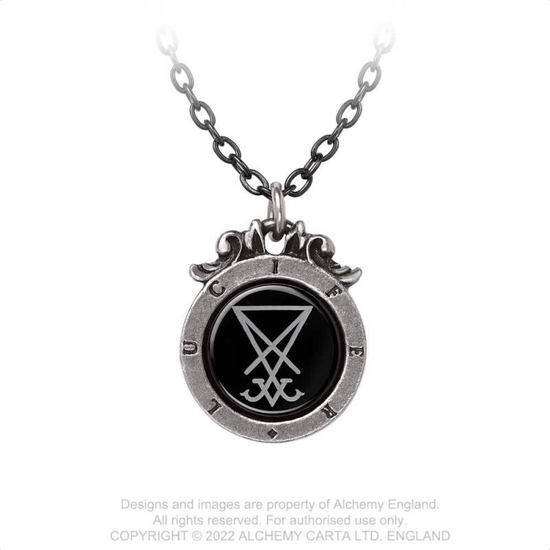 Alchemy Seal Of Lucifer Pendant - Kate's Clothing