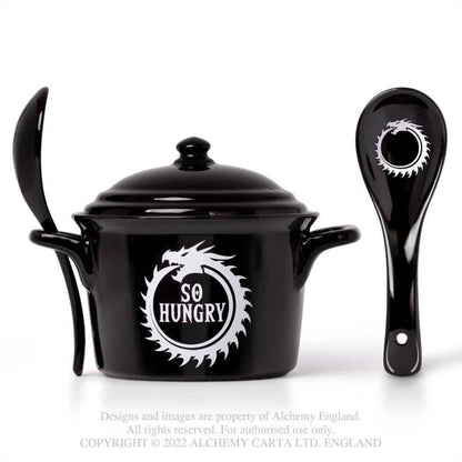 Alchemy So Hungry Bowl And Spoon Set - Kate's Clothing