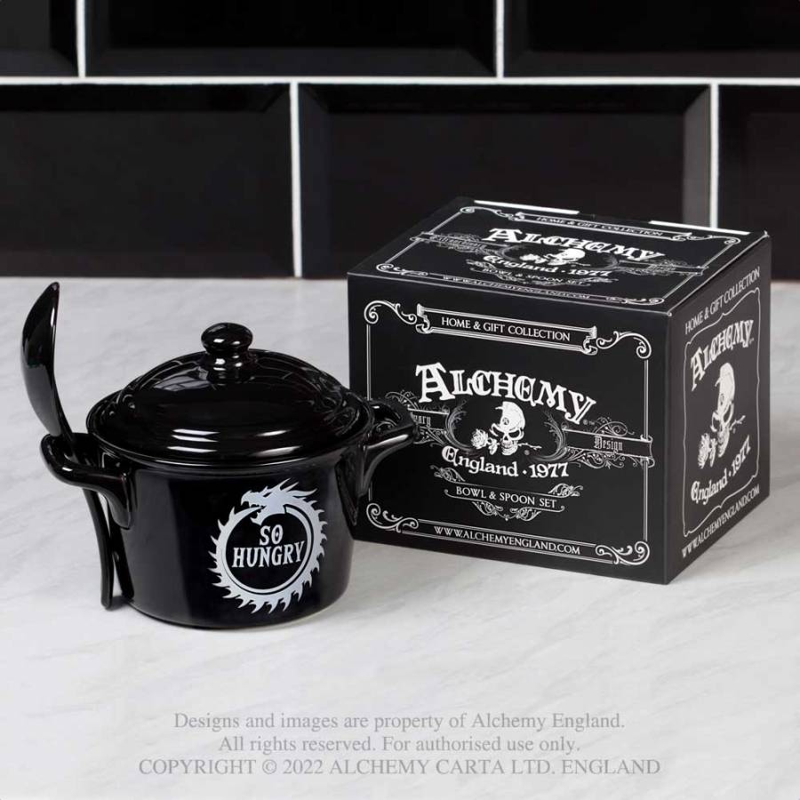 Alchemy So Hungry Bowl And Spoon Set - Kate's Clothing