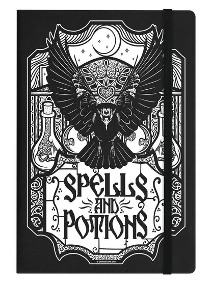 Spells & Potions A5 Hardback Notebook - Kate's Clothing
