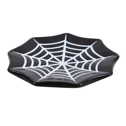 Gothic Gifts Spiderweb Trinket Dish - Kate's Clothing