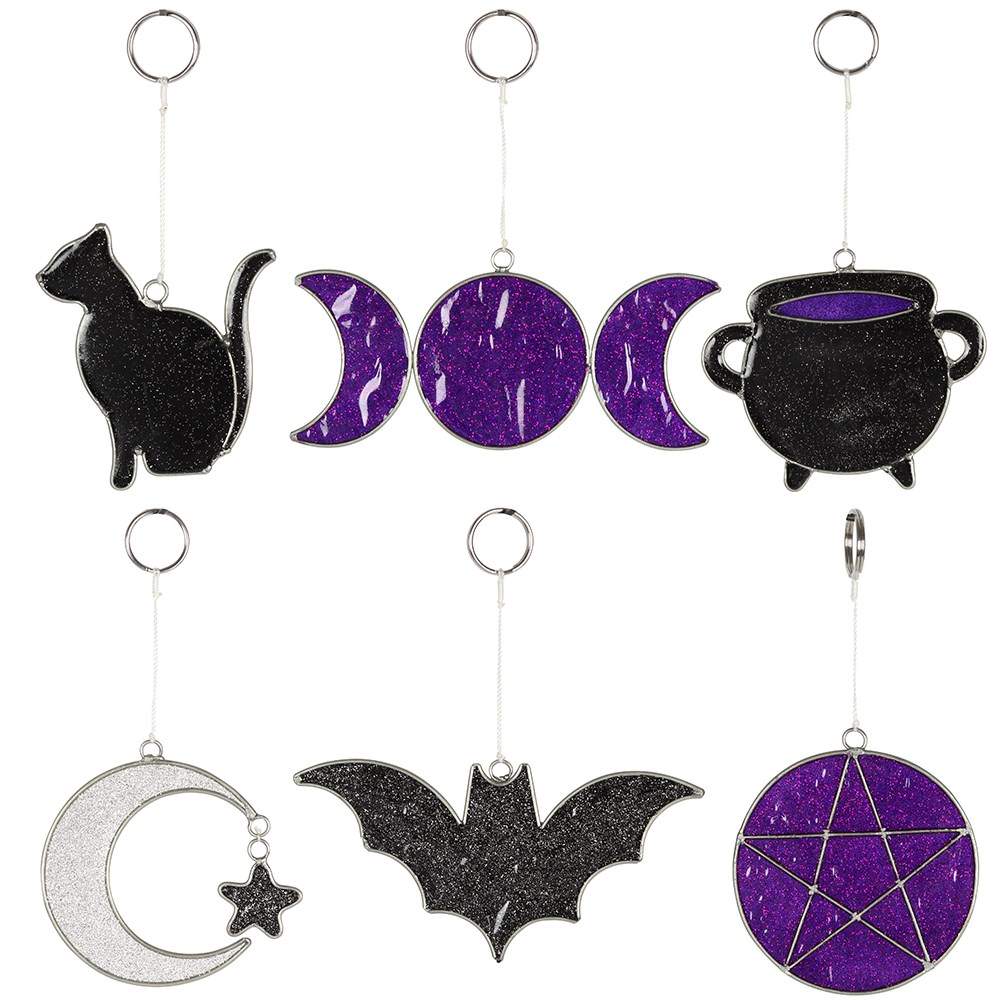 Gothic Gifts Mini Mystical Suncatcher - Crescent Moon - Kate's Clothing