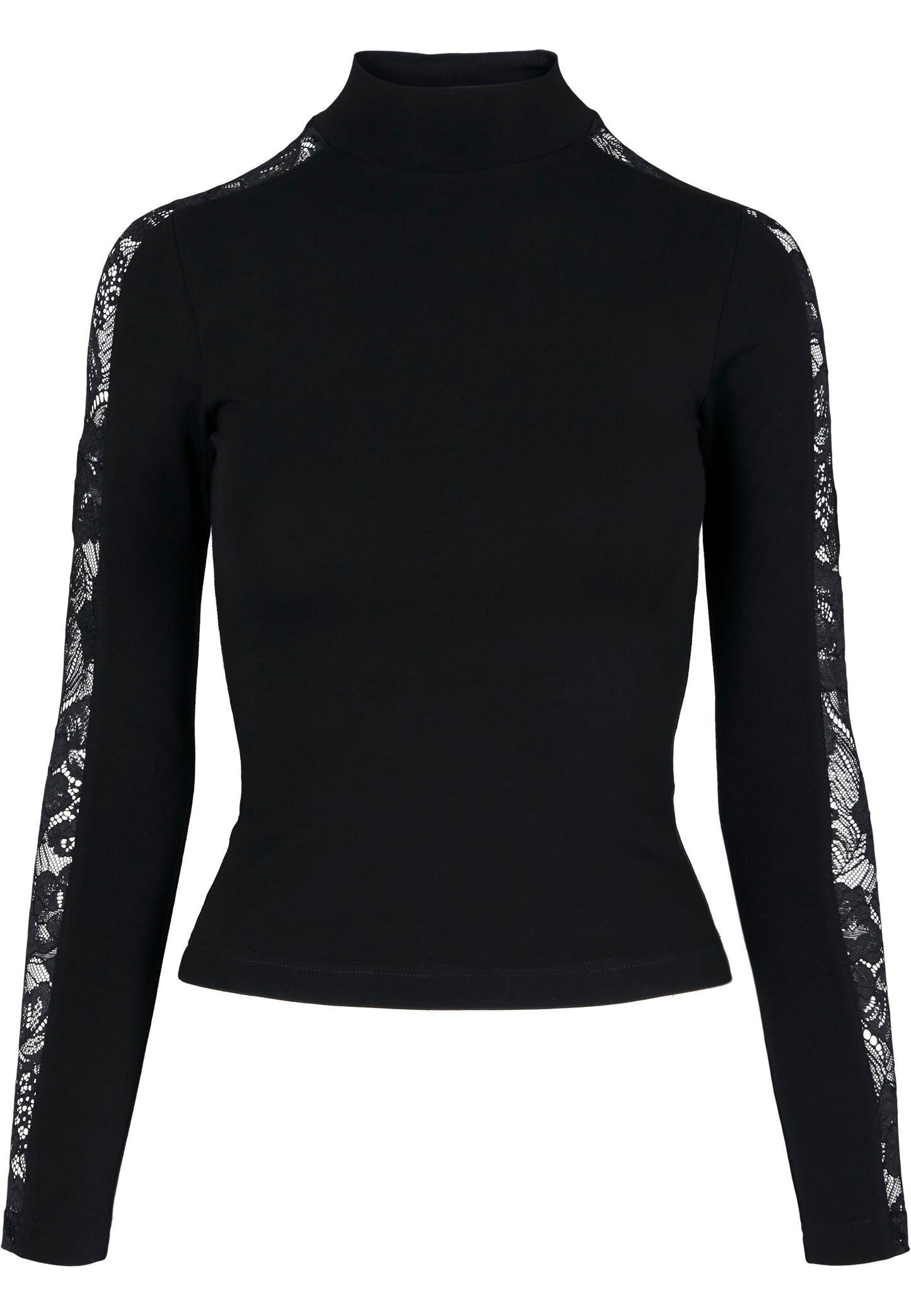 Urban Classics Lace Shoulder Long Sleeve Top - Kate's Clothing