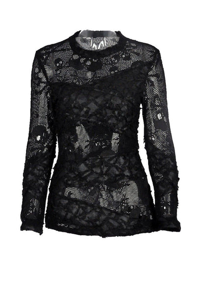 Dark In Love Myra Skull Net Top - Kate's Clothing