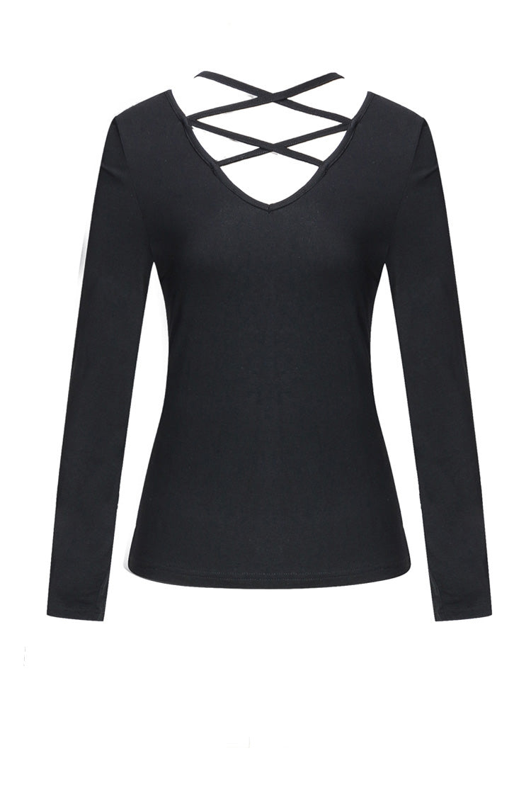 Dark in Love Sulis Slashed Wings Top - Kate's Clothing
