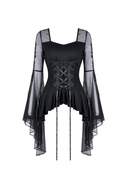 Dark In Love Aquarius Top - Kate's Clothing