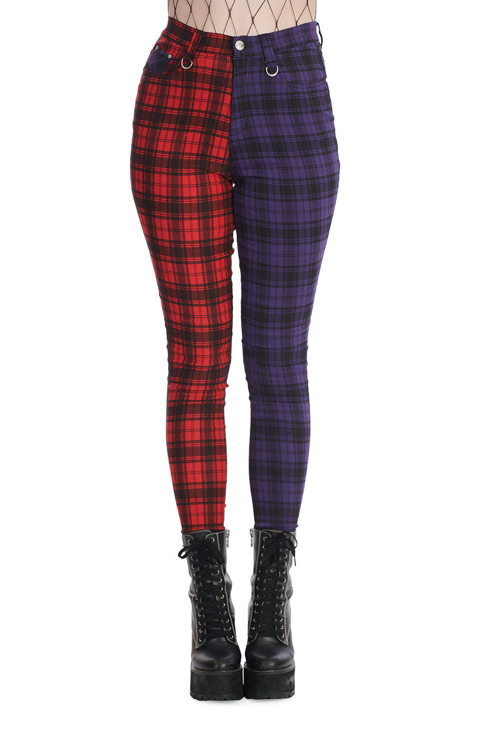 Banned Tartan Baily Trousers - Kate's Clothing