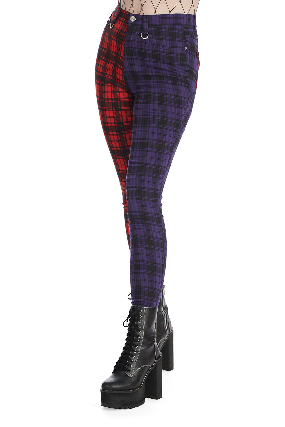 Banned Tartan Baily Trousers - Kate's Clothing