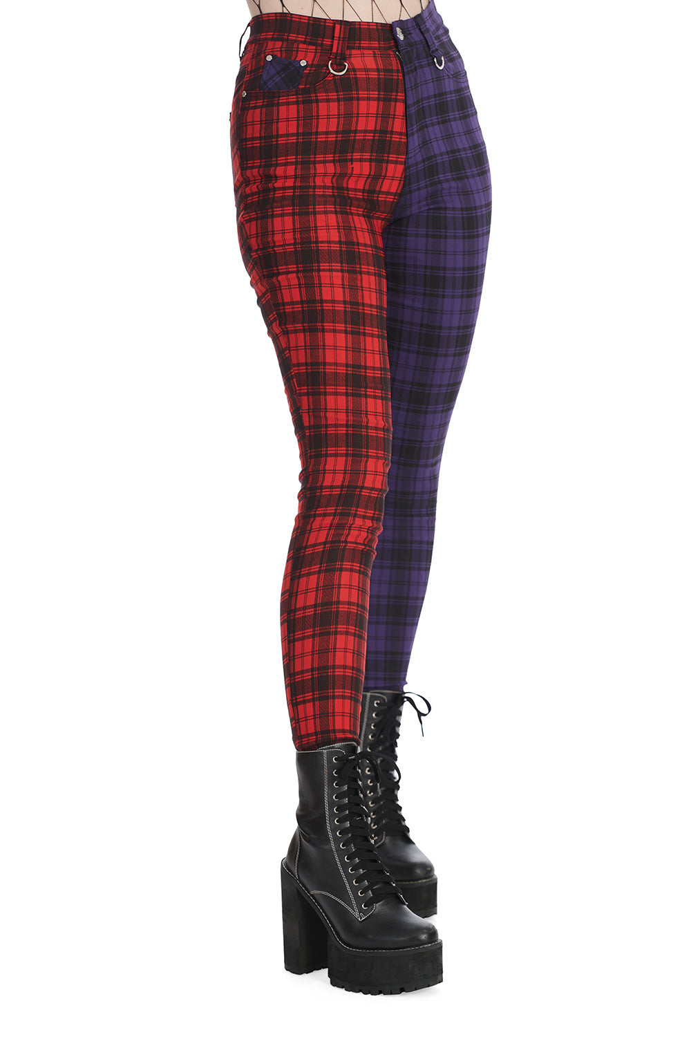 Banned Tartan Baily Trousers - Kate's Clothing