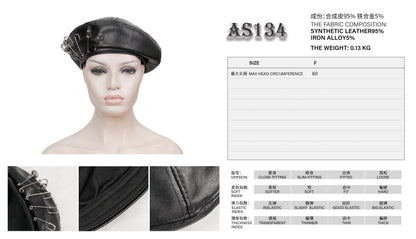 Devil Fashion Taytum Beret - Kate's Clothing
