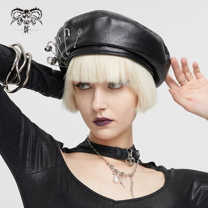 Devil Fashion Taytum Beret - Kate's Clothing