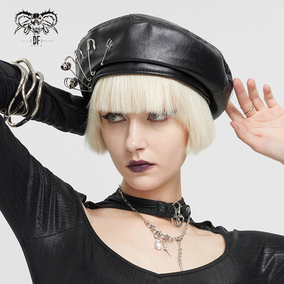 Devil Fashion Taytum Beret - Kate's Clothing