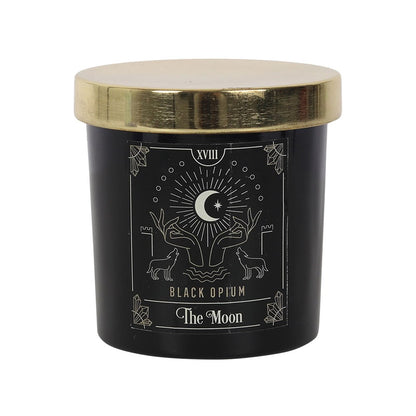 Gothic Gifts The Moon Black Opium Tarot Candle - Kate's Clothing