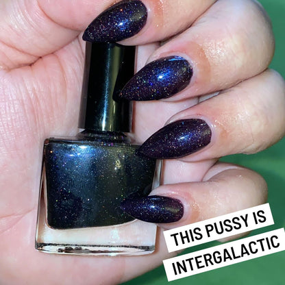 This P*ssy Is Intergalactic stunning nail polish vegan by Radioactive Unicorn