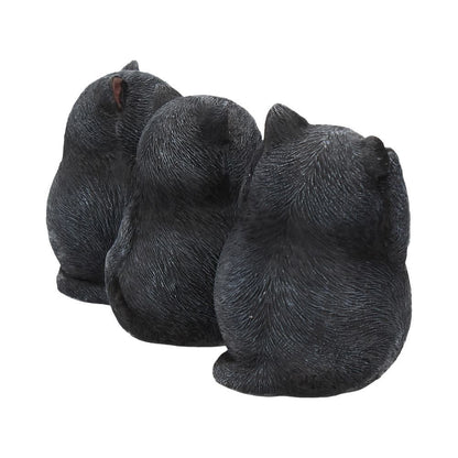 Nemesis Now Three Wise Fat Cats 8.5cm - Kate's Clothing