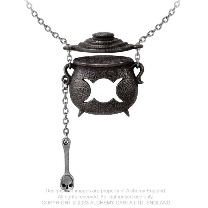 Alchemy Witches Cauldron Pendant - Kate's Clothing