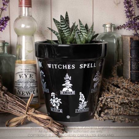 Alchemy Witches Spell Garden Plant Pot - Kate's Clothing