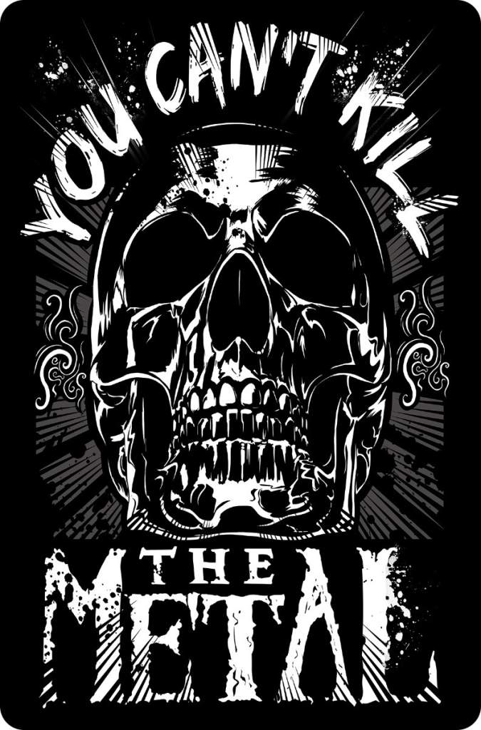 You Can't Kill The Metal Greet Tin Card - Kate's Clothing