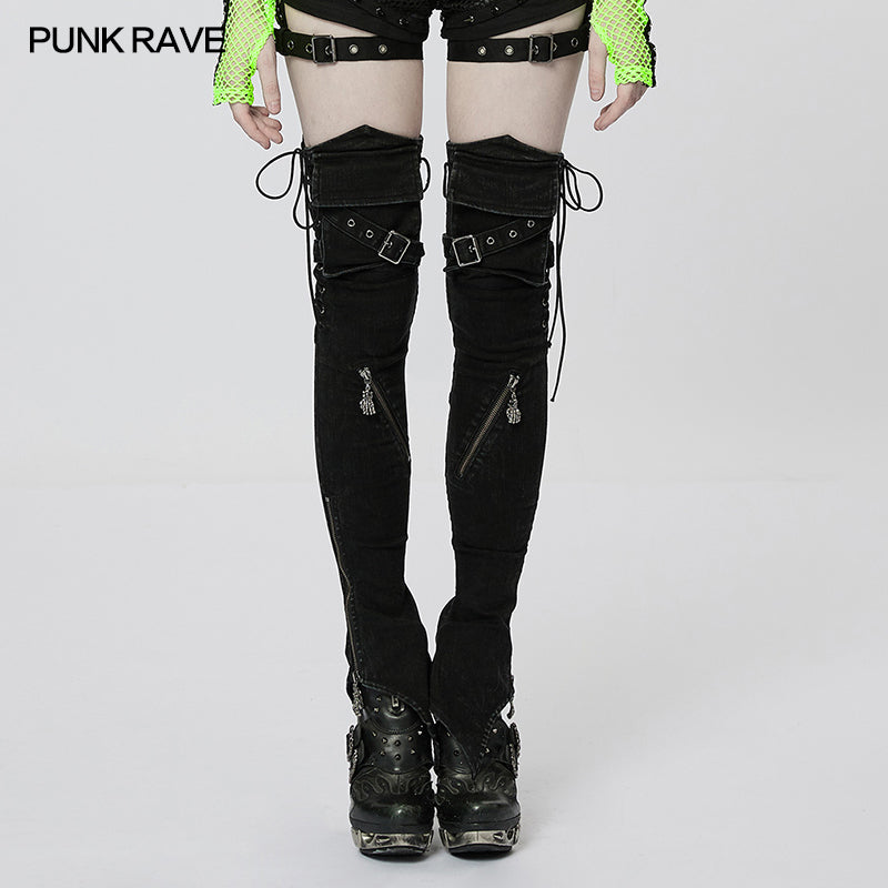 Punk Rave Ziva Leg Warmers - Kate's Clothing