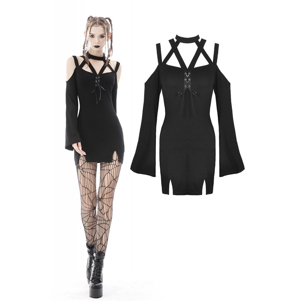 Dark In Love Rebellious Mini Dress - Kate's Clothing