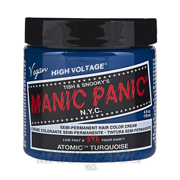 Manic Panic Classic Cream Hair Colour - Atomic Turquoise - Kate's Clothing
