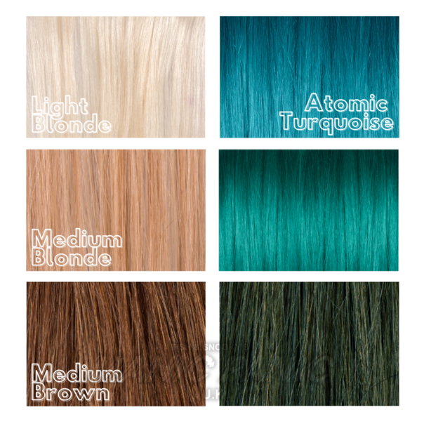 Amplified Manic Panic Semi Permanent Hair Colour EU Formula - Atomic Turquoise - Kate's Clothing