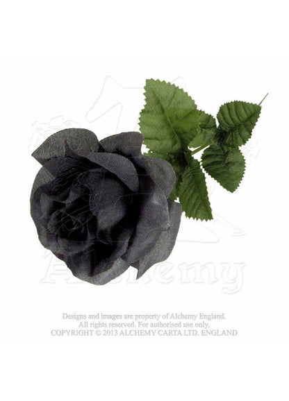 Alchemy Gothic Imitation Black Rose - Kate's Clothing
